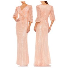 Mac Duggal 5614 Gown Sequin Party Wedding Guest Cocktail Gala Formal Evening 10