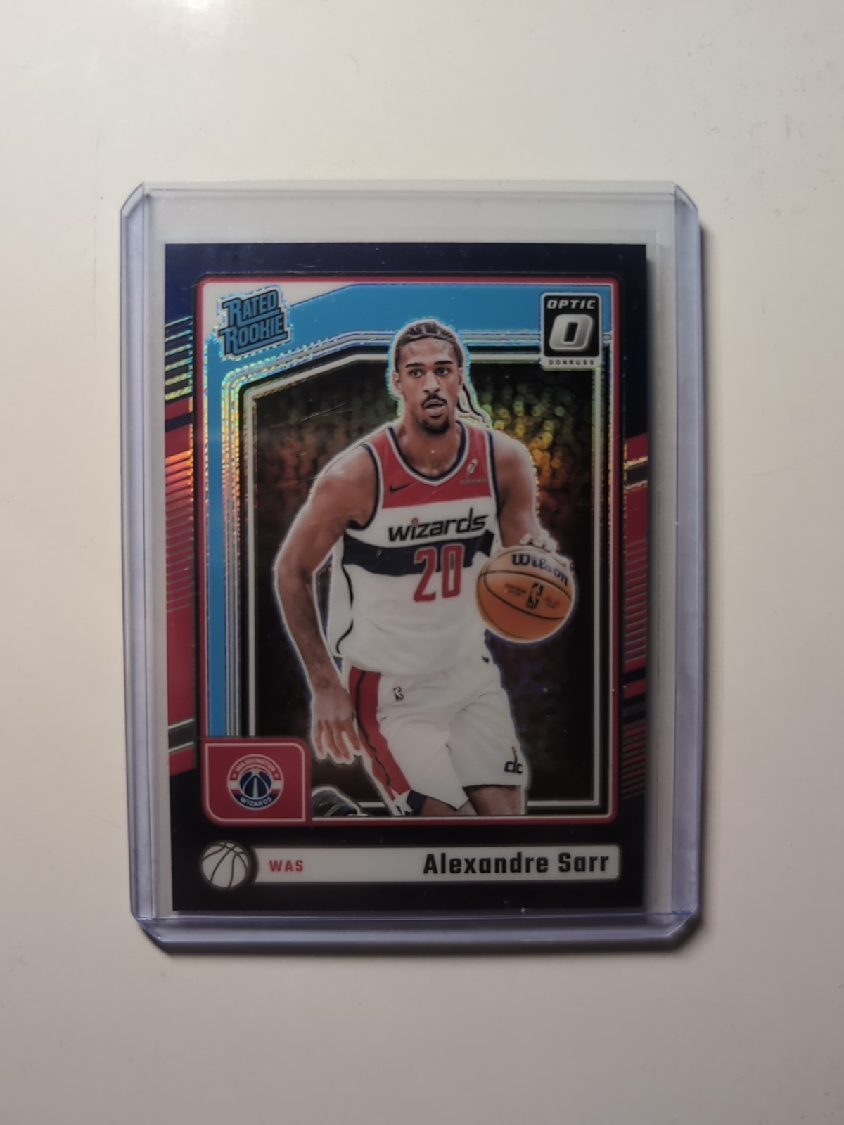 2024-25 Donruss Optic - ALEXANDRE SARR - Rated Rookie Purple Prizm #276 -Wizards