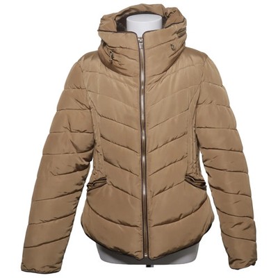Zara Basic Outerwear, Winterjacke, Damen, Größe: XL, Beige, Einfarbig #BqH