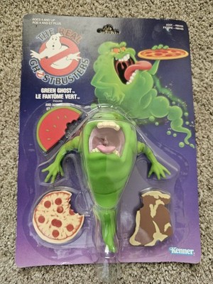 Vintage 1986 Kenner REAL Ghostbusters Green Ghost (Slimer) SEALED UNPUNCHED RARE