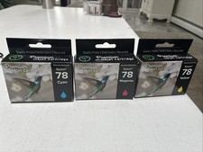 3 Premium Inkjet Cartridges Cyan,yellow And Magenta New