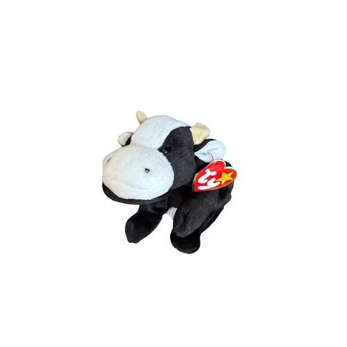 Ty Beanie Baby Daisy the Cow Black White Plush Animal Style 4006 1994 Vintage