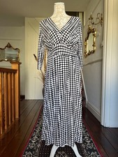 Marks and Spencer size 12-14 black and white maxi dress in excellent condition