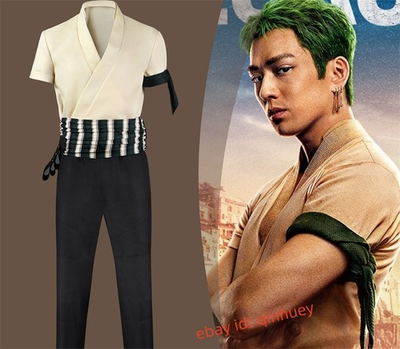 #ad #ad Roronoa Zoro One Piece Cosplay Costume Outfits $49.72