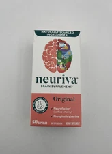 Neuriva Original Brain Supplement Naturally Sourced Ingredients (50 CAPSULES)