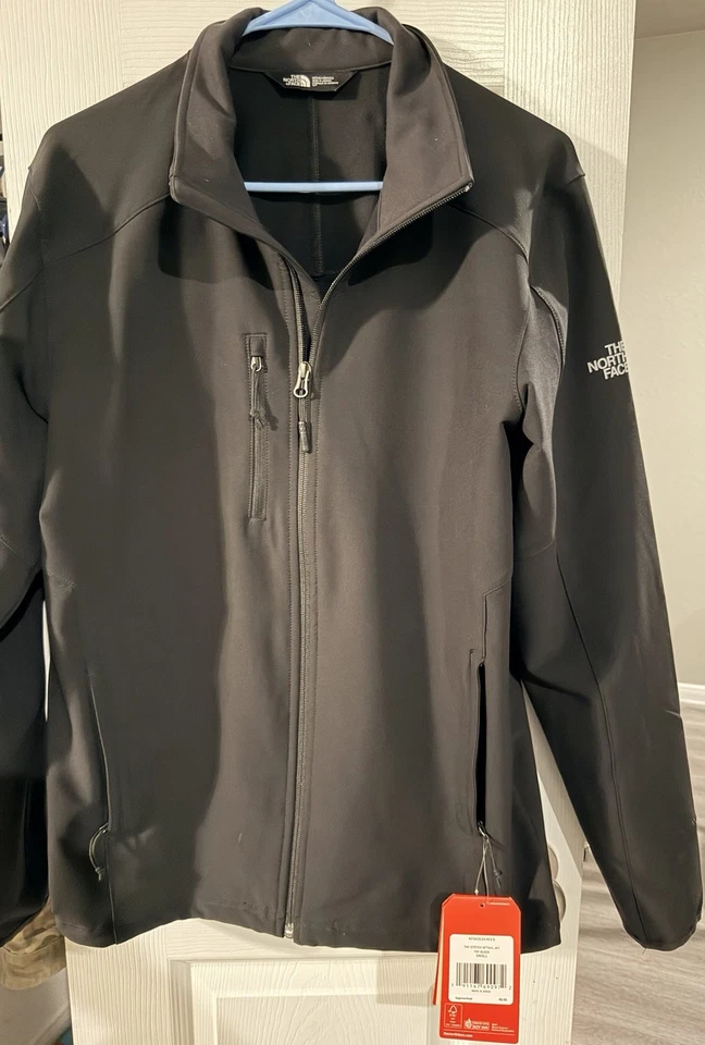 Chaqueta mediana North Face Apex Softshell para hombre negra esquí snowboard invierno Foto 2 de 4