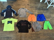 LOT 8 SHIRTS SHORTS Nike shirts tops dri-fit boys youth small S medium M 6 7 8