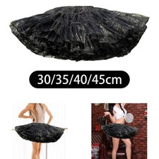 Women's Petticoat Skirt Crinoline Underskirt Wedding Bubble Skirt Tulle Tutu