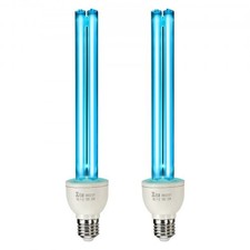 HOT/ UV Light Bulb,2 Pack,25W Replacement Ultraviolet UVC Lamp with Ozone,253.7