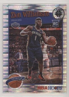 2019 NBA Hoops Premium Stock Box Set Pulsar Prizm Zion Williamson Rookie RC 0s9t
