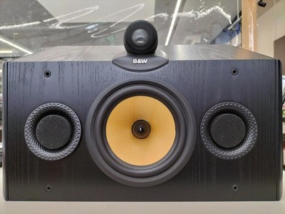 B&W CDM CNT Center Channel Speaker Black Ash Sound Output Confirmed Equipment
