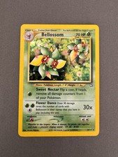 Pokémon TCG Bellossom Neo Genesis Holo Unlimited Rare Card 3/111 LP Condition on eBay