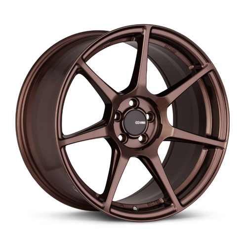 Enkei TFR 18x9.5 5x114.3 38 Inset 72.6 Bore Copper Wheel 516-895-6538ZP ...
