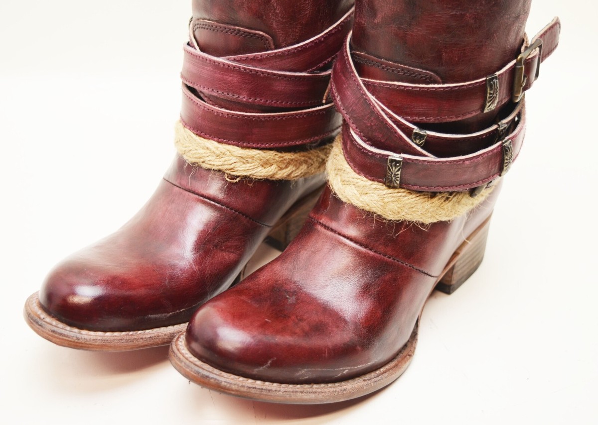 Freebird by Steven DROVER Rare Distressed Red Leather