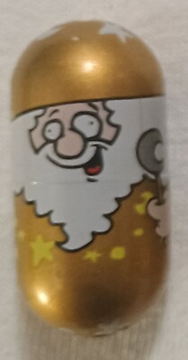 MIGHTY BEANZ LIMITED EDITION METALLIC 2004 GOLD VERSION MAGICAL WIZARD BEAN #6