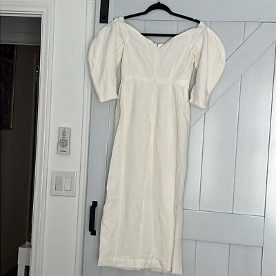 mara hoffman white embroidered dress Mara Hoffman Flower Embroidered V Neck Dress in White Order Of Style