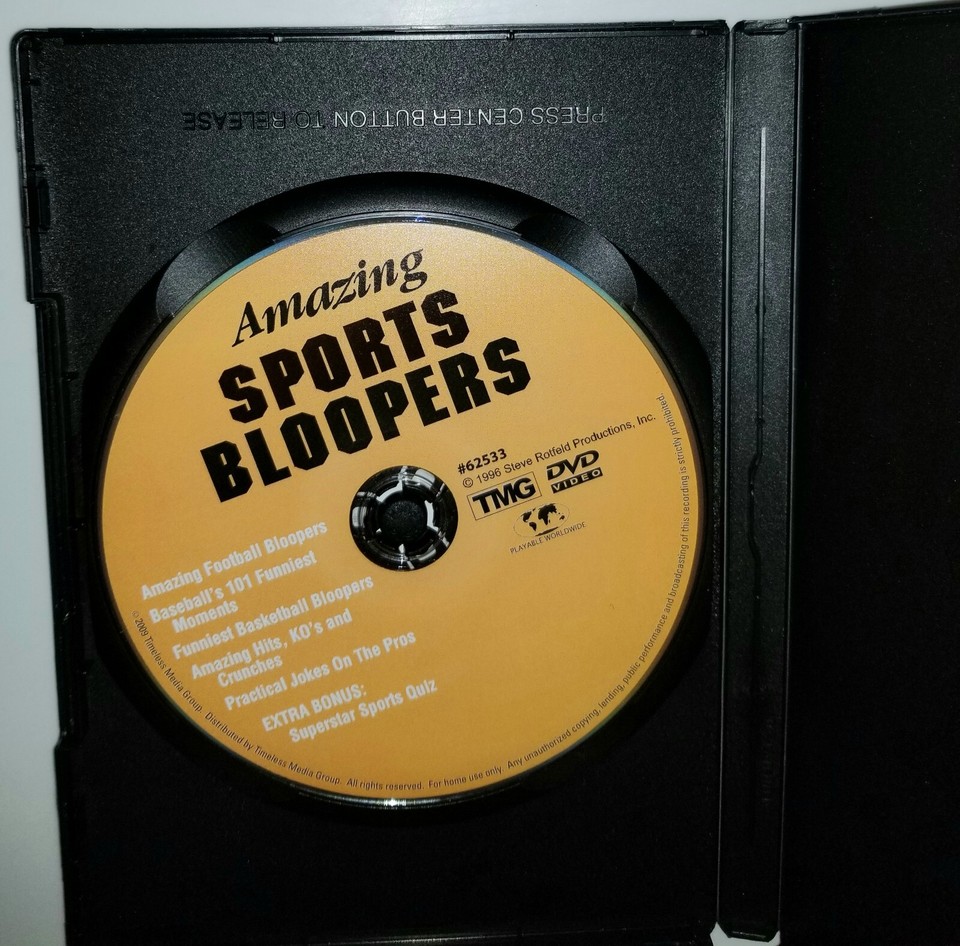 Amazing Sports Bloopers DVD 11301625335 eBay