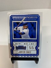 2020 Panini Contenders Baseball Winning Tickets #WT-8 Javier Baez