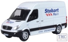 76MSV002 Oxford Diecast 1:76 Scale Mercedes Sprinter Van Stobart Rail