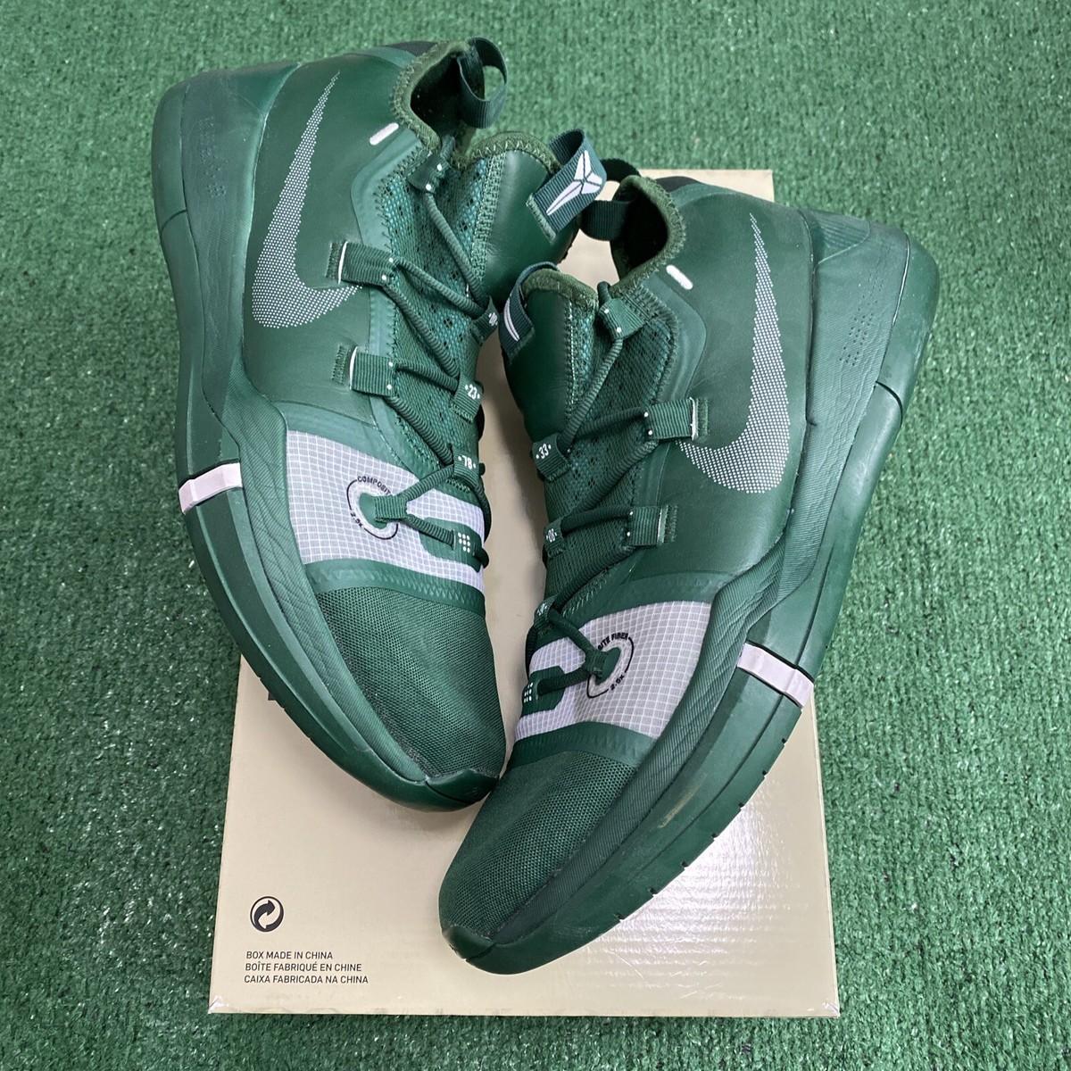 Nike Kobe AD Mid TB Promo Gorge Green Men AT3874-302 Size 13.5 No