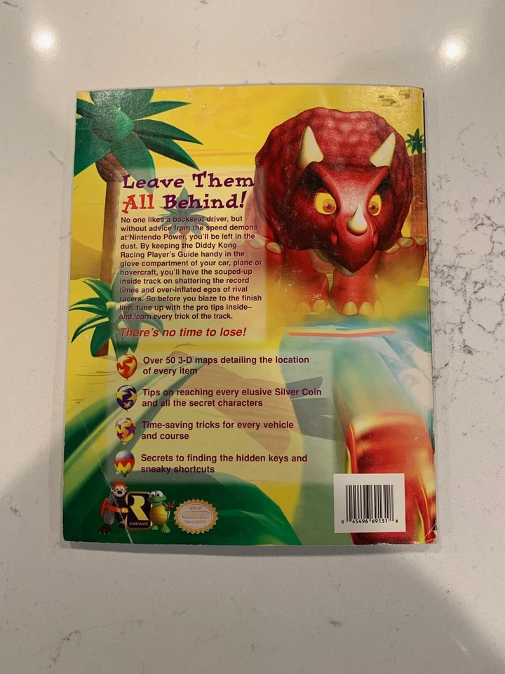 Diddy Kong Racing Official Player's Guide N64 Nintendo Power No Poster - Image 4 of 4