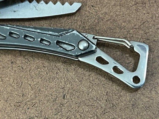 TRUE Utility Multi Tool Pocket Knife Folding Black Great Condition  