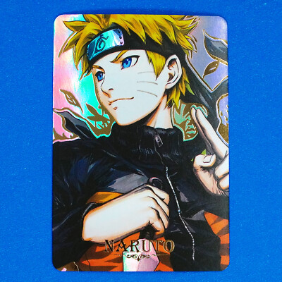Naruto Shippuden Uzumaki Rainbow Foil Holographic Character Art
