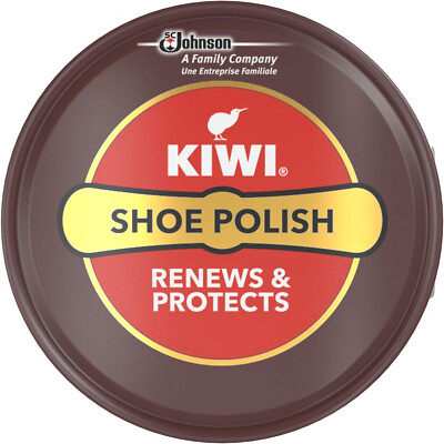 36g Dunkelbraun Braun Kiwi Schuhcreme Stiefelcreme Wachs Glanz Schützt & Pflegt