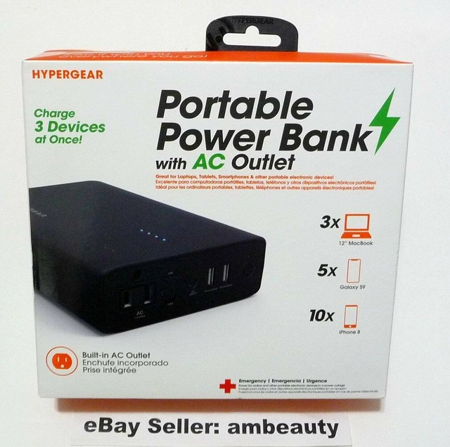 HyperGear Power Brick Portable Charger 24000mah Black for sale online eBay