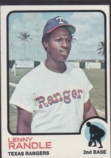 1973 TOPPS BASEBALL LENNY RANDLE #378 RANGERS EX+ *55285