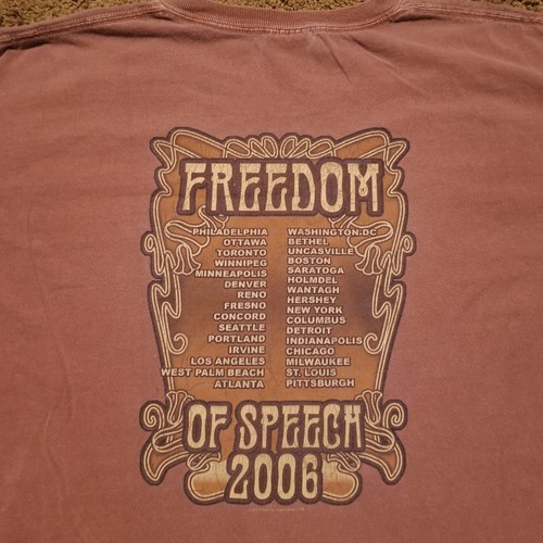 Vintage Crosby Stills Nash Young T Shirt Size XL 2006 Freedom Of Speech Tour - Picture 6 of 12