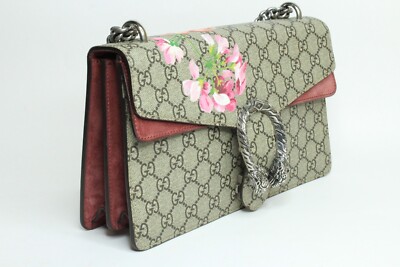 Gucci Dionysus Small Blooms GG Supreme Canvas Chain Shoulder Bag Gucci Dionysus Small Blooms GG Supreme Canvas Chain Shoulder Bag