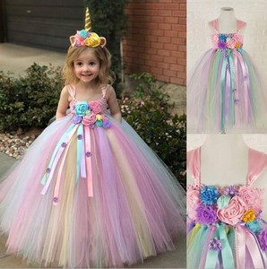 unicorn flower girl dresses