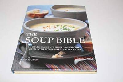 #ad Soup Bible Hardcover By Debra Mayhew GOOD $4.27