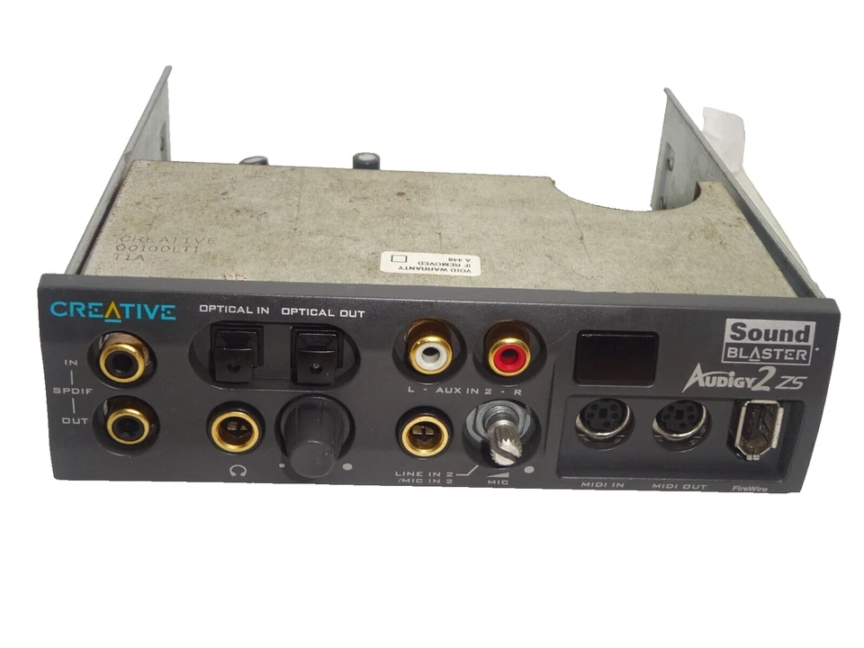 CREATIVE SB0250 SOUNDBLASTER AUDIGY 2 ZS 5,25 ZOLL FRONT PANEL #GK11196