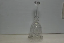 Vintage Cut Crystal Bell Lead Crystal Dinner Bell / missing ringer
