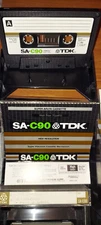 Vintage TDK SA-C90 Cassette(s) (used)