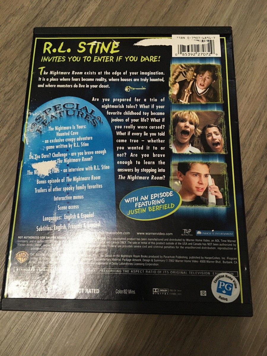 The Nightmare Room Scareful What You Wish For (DVD, 2002, Snap