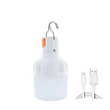 60W USB Rechargeable LED Bulbs Outdoor High Brightness Light Emergency Light