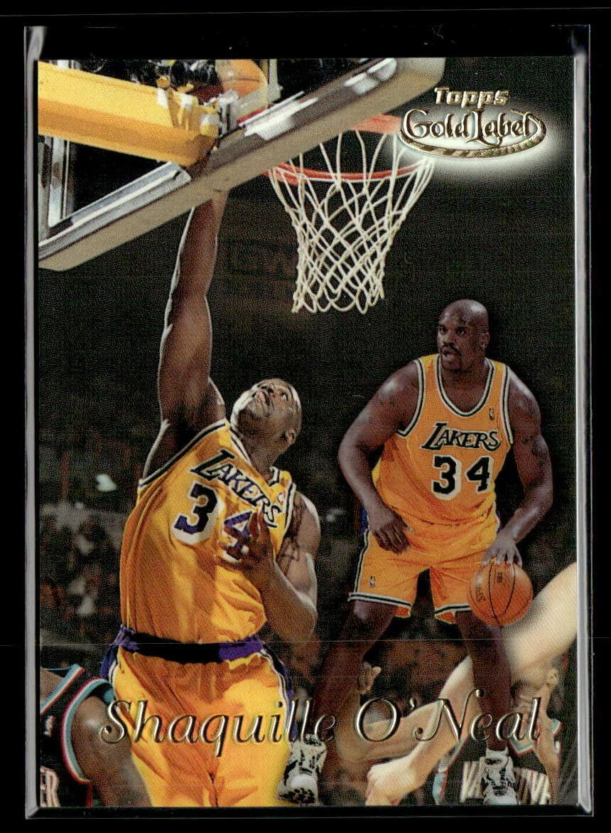 1998 Topps #GL2 Shaquille O'Neal Gold Label EX