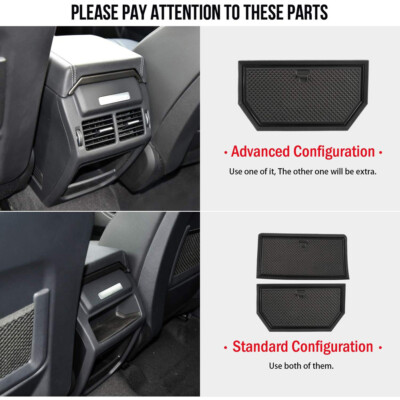 Cnwaga3 - Protector De Borde De Puerta Lateral Para Range Rover Evoque 2012, 2013, 2017, 2015, 2016, 2017, 2016, 2017, 2017, 2017, 2018, 2019, Negro Mate Y Gris Mate