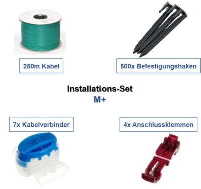 Installation Set M Stiga Autoclip 230 528 530 SG 720 S Kabel Haken Verbinder Kit