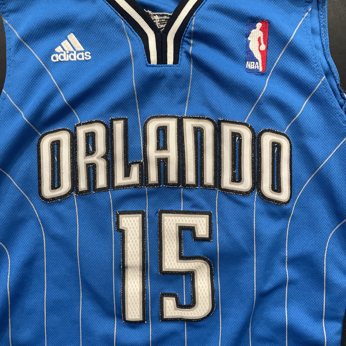 Vtg Adidas Orlando Magic Hero Turkoglu Blue Stitched