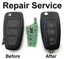 Repair Service for Ford Transit 3 Button Remote Key Fob Case Battery Replacement