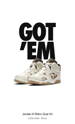 Nike Air Jordan Retro 6 “Quai 54” Sz 3Y Order Confirm - Picture 7 of 7
