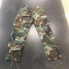 Combat Camo Pants US Military Army Cargo Size M Regular Button Fly