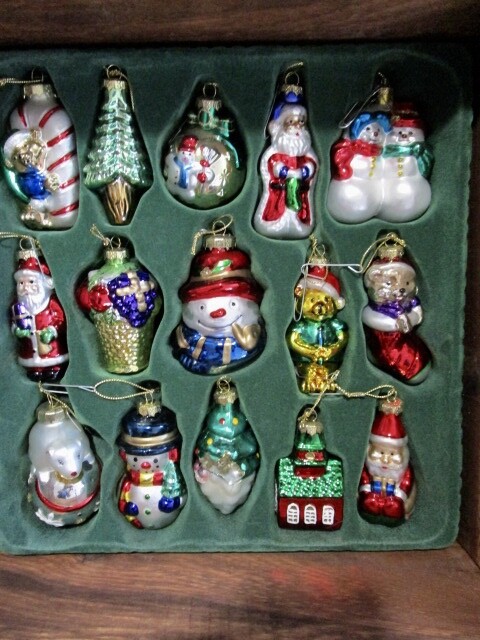 クリスマスオーナメントセット MUSEUM THOMAS SERIES Thomas Pacconi Classics 30 Ornaments In Wooden Box - Paperwork | eBay