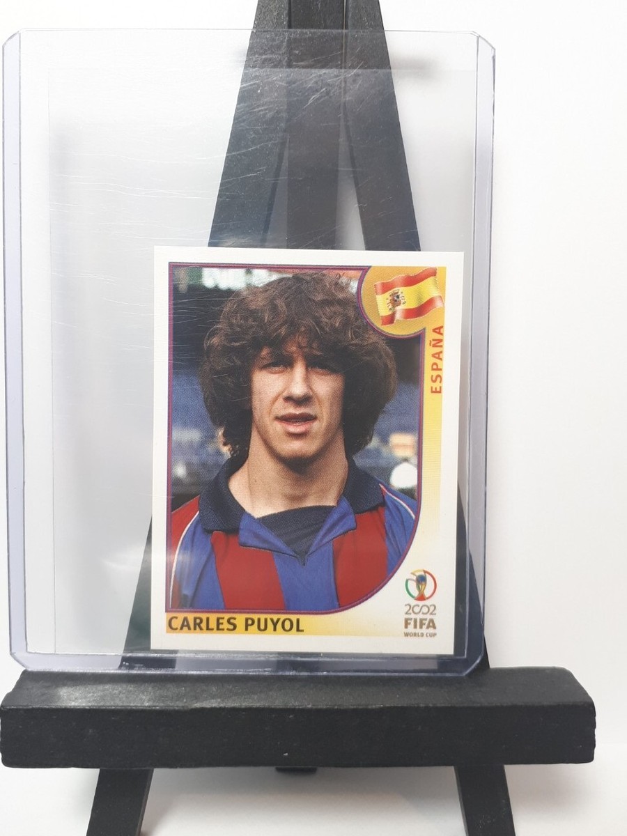 Puyol様 2002 Panini World Cup Sticker Carles Puyol Spain FC Barcelona #100