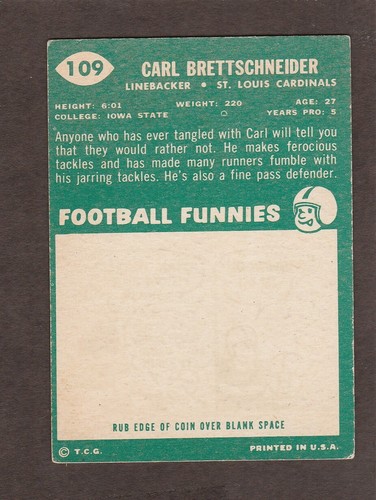 1960 Topps Football Singles - SELECT FROM A VARIETY OF CARDS - - Picture 121 of 151