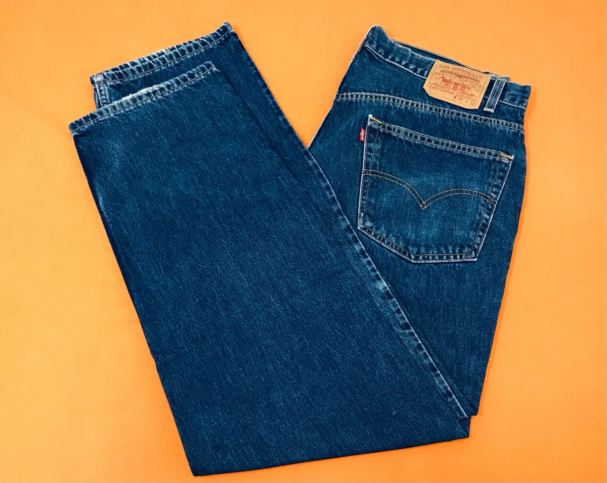 Levi Strauss 901-7210 Vintage Blue Jeans Size 38x32 | eBay